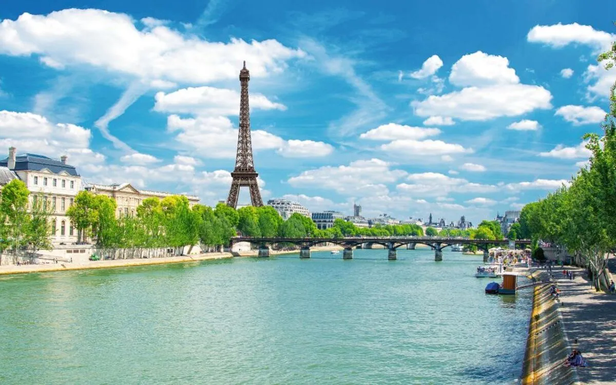 Ufer der Seine in Paris