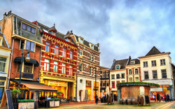 traditionelle Häuser in Arnheim, Niederlande