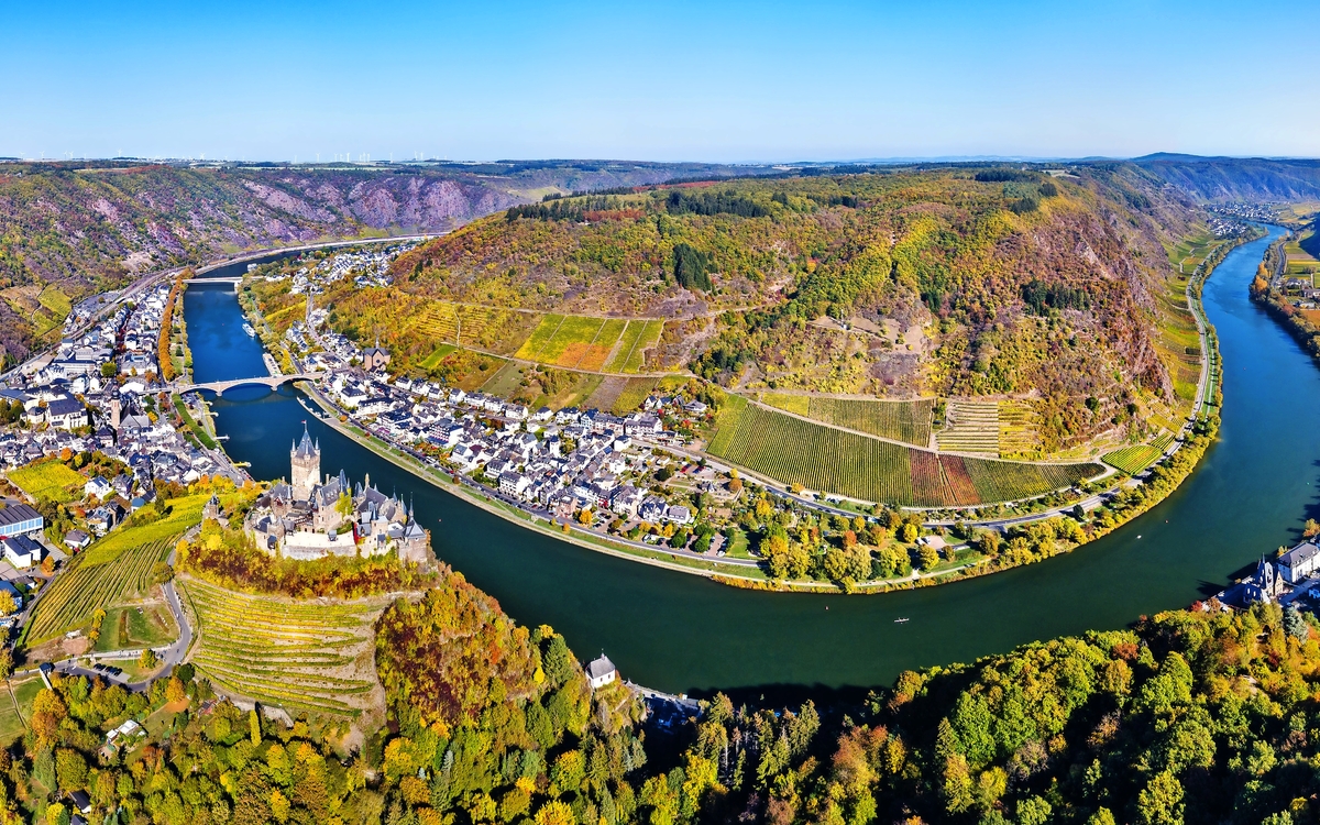 Cochem in Rheinland-Pfalz, Deutschland