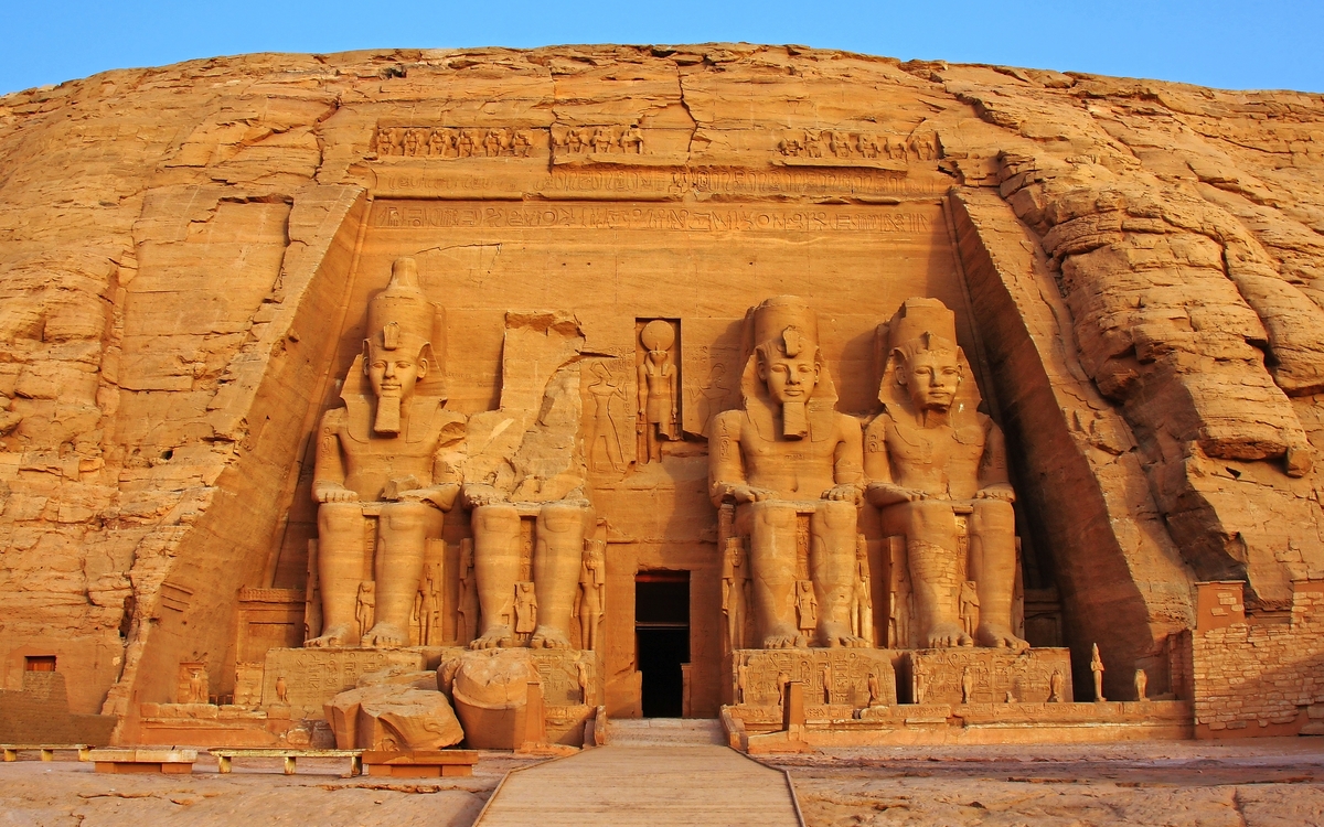 Tempel von Abu Simbel in Ägypten