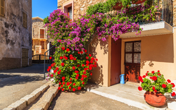 typisches Haus in Piana auf Korsika