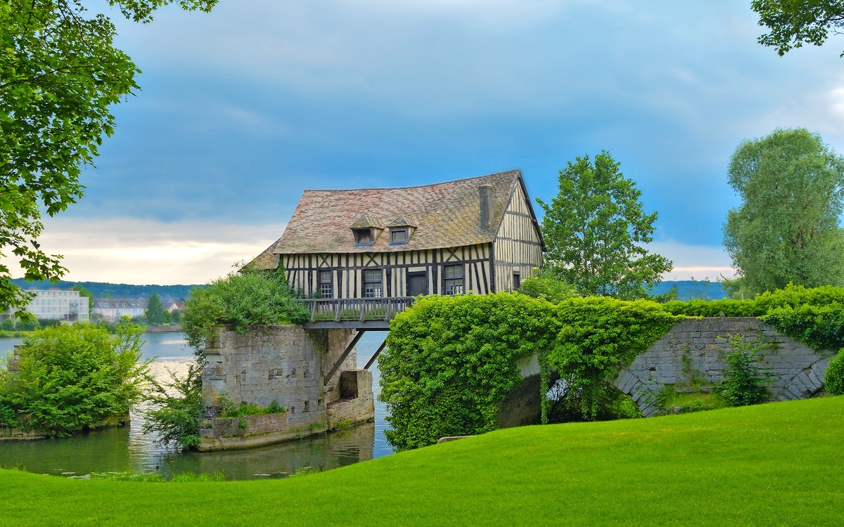 Alte Mühle - Motiv für den Maler Claude Monet