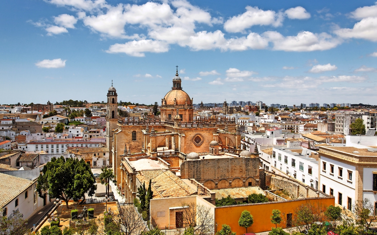 Blick auf Jerez de la Frontera