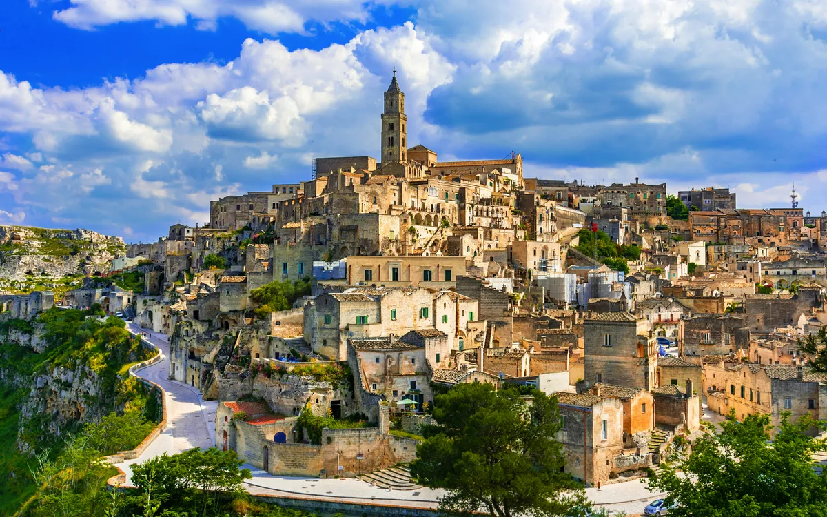 Matera in der Region Basilicata im Süden Italiens