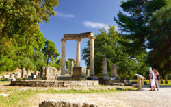 Ruinen des antiken Olympia
