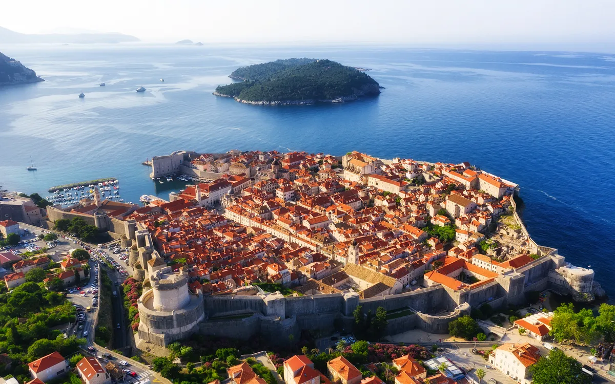 Dubrovnik an der Adriaküste in Dalmatien, Kroatien