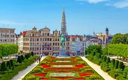 Mont des Arts in Brüssel, Belgien