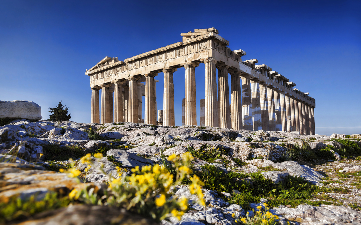 Parthenon-Tempel auf der Athener Akropolis in Griechenland
