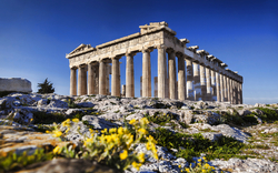 Parthenon-Tempel auf der Athener Akropolis in Griechenland