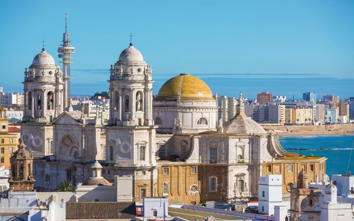 Cathedral de Santa Cruz in Cadiz, Spanien