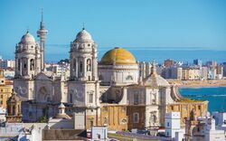 Cathedral de Santa Cruz in Cadiz, Spanien