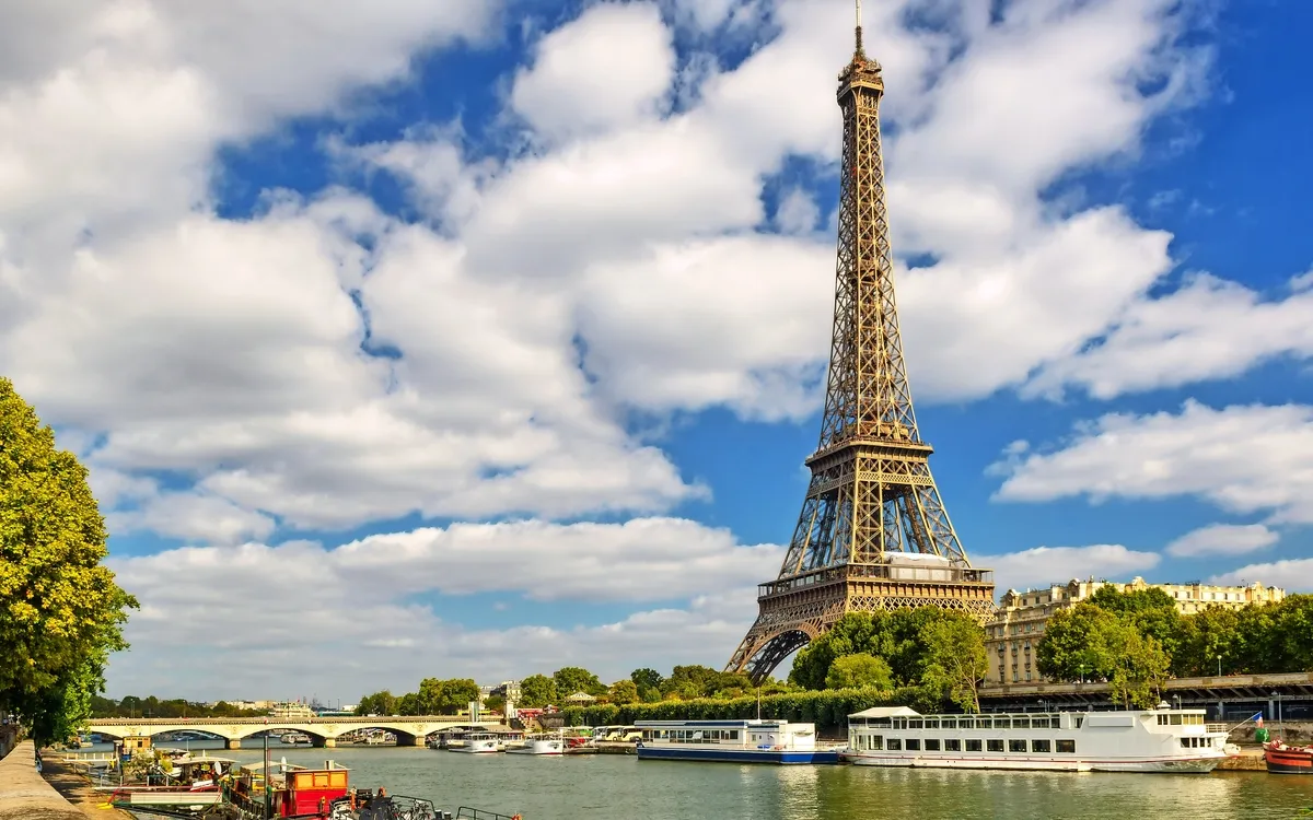 Der Eiffelturm in Paris