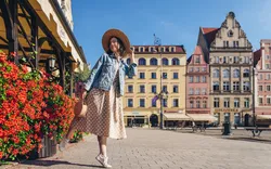 Marktplatz von Breslau, Polen