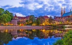 Ochsenbastei mit Peterskirche und Neisse