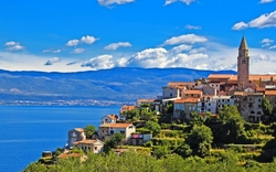 Vrbnik auf der Insel Krk in der Kvarner Bucht, Kroatien