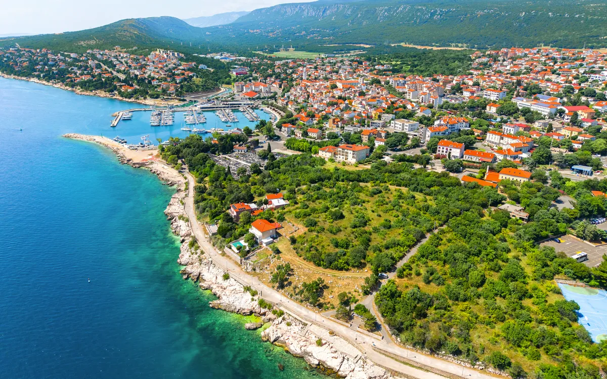 Novi Vinodolski an der adriatischen Küste