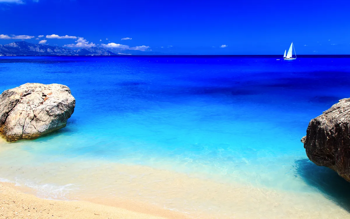 Costa Smeralda auf der italienischen Insel Sardinien