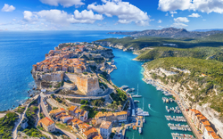 Bonifacio auf Korsika, Frankreich