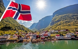 Fischerdorf Undredal am Aurlandsfjord