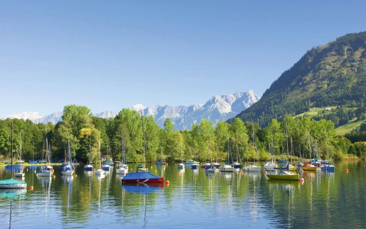 Segelboote auf dem Zeller See