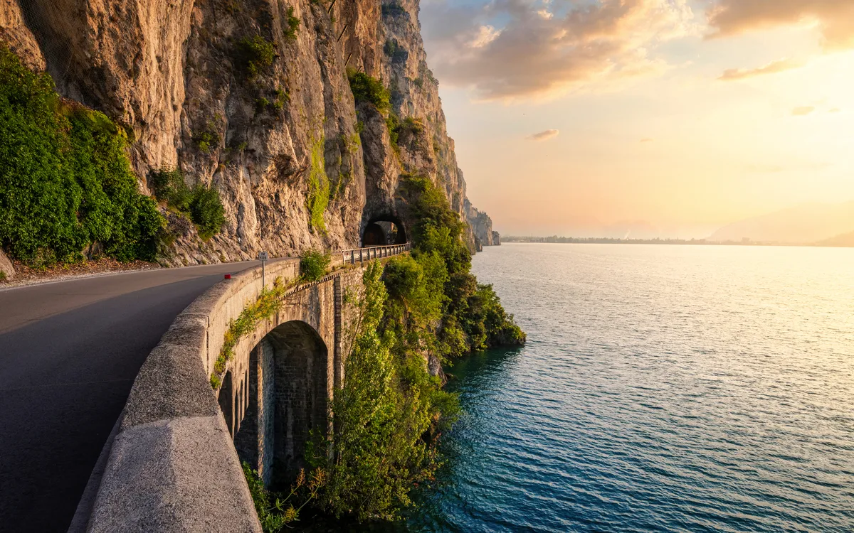 Serpentinen am Gardasee