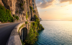 Serpentinen am Gardasee