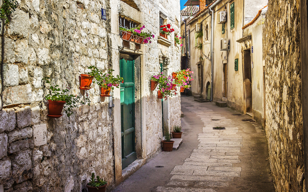 Šibenik in Dalmatien, Kroatien