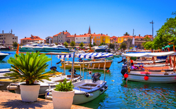 Hafen von Budva in Montenegro