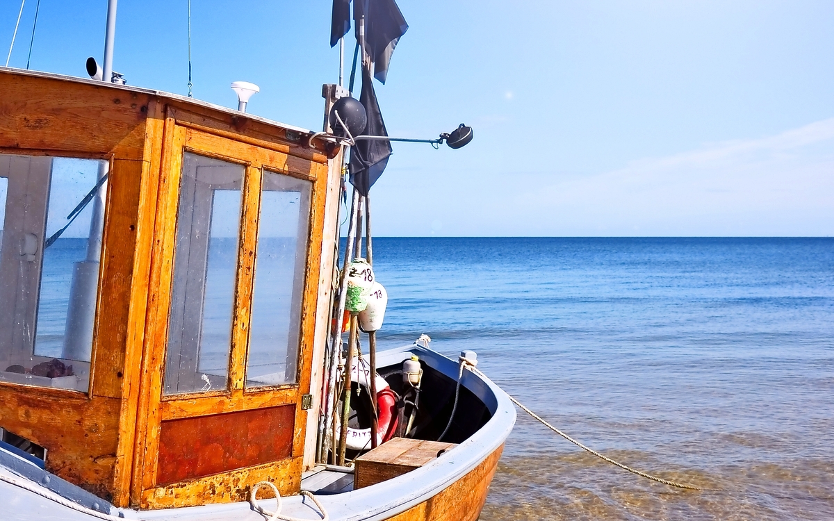 Ostseekutter auf Usedom