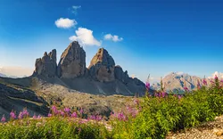 Drei Zinnen in den Sextner Dolomiten