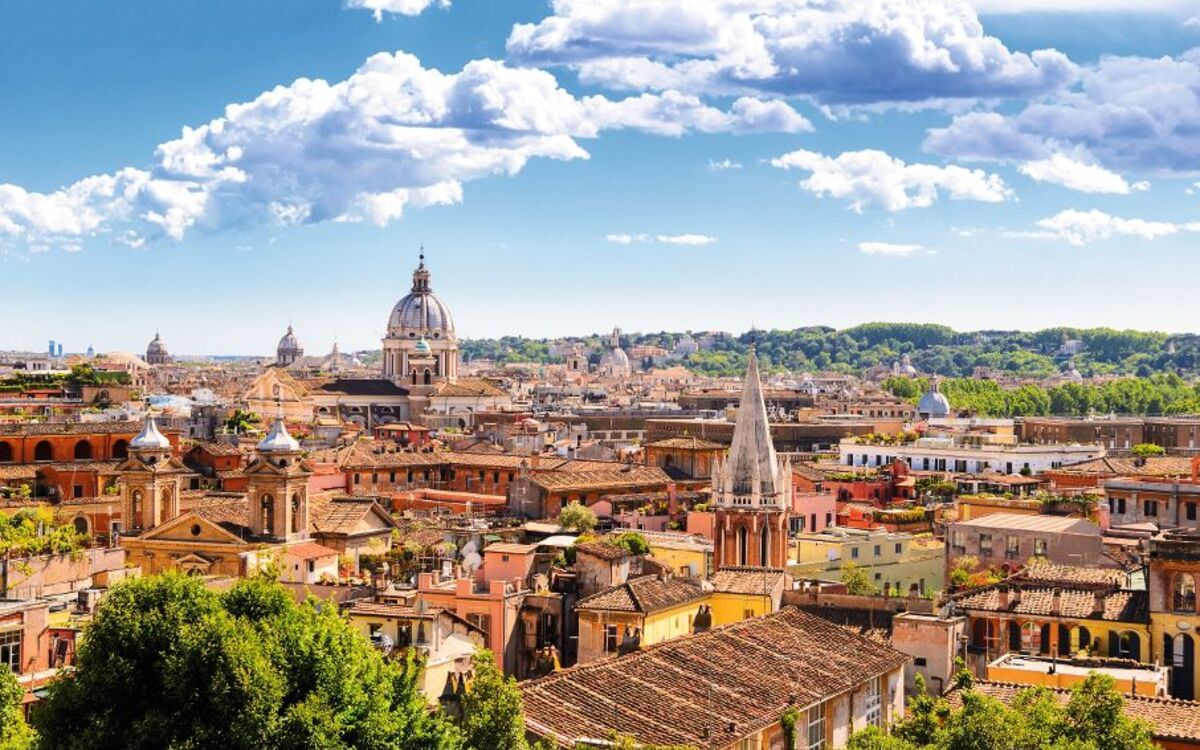 Blick über Rom