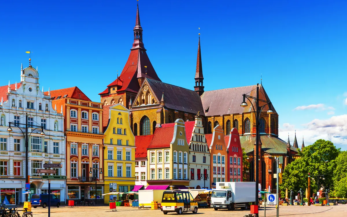 Marienkirche in der Rostocker Altstadt