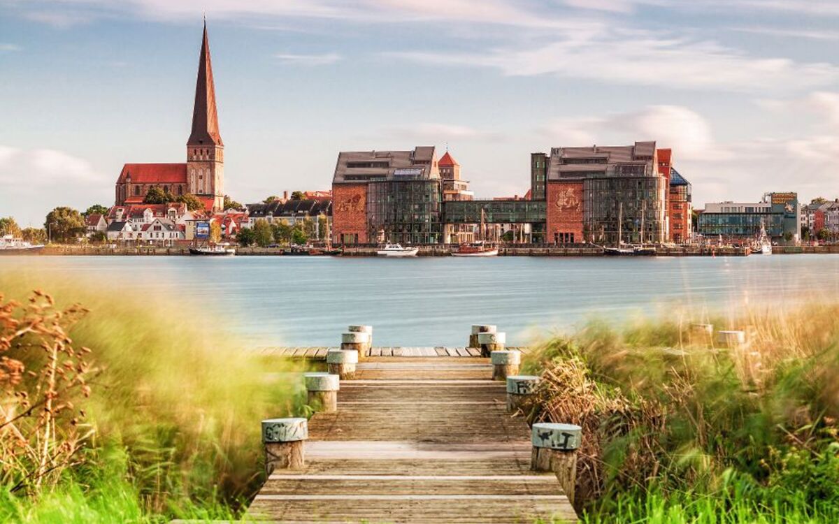 Blick auf Rostock