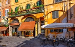 Lucca in der Toskana, Italien