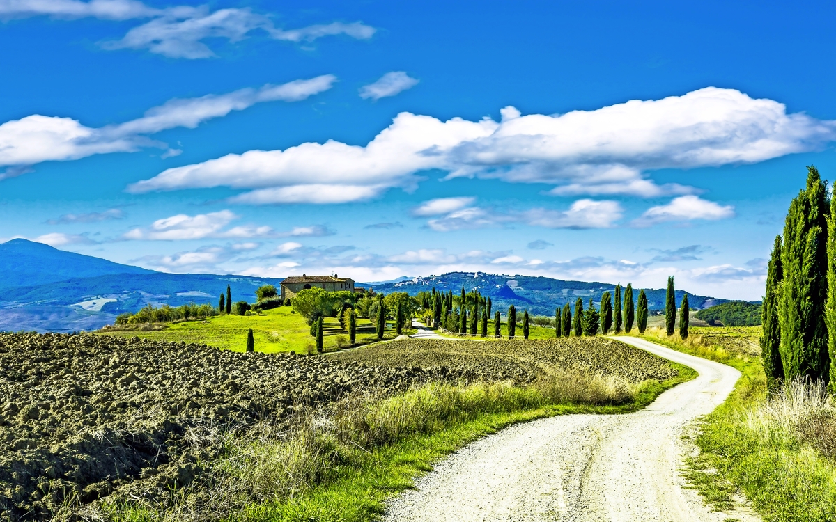 Landschaft in der Toskana