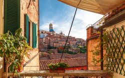 Siena in der Toskana, Italien