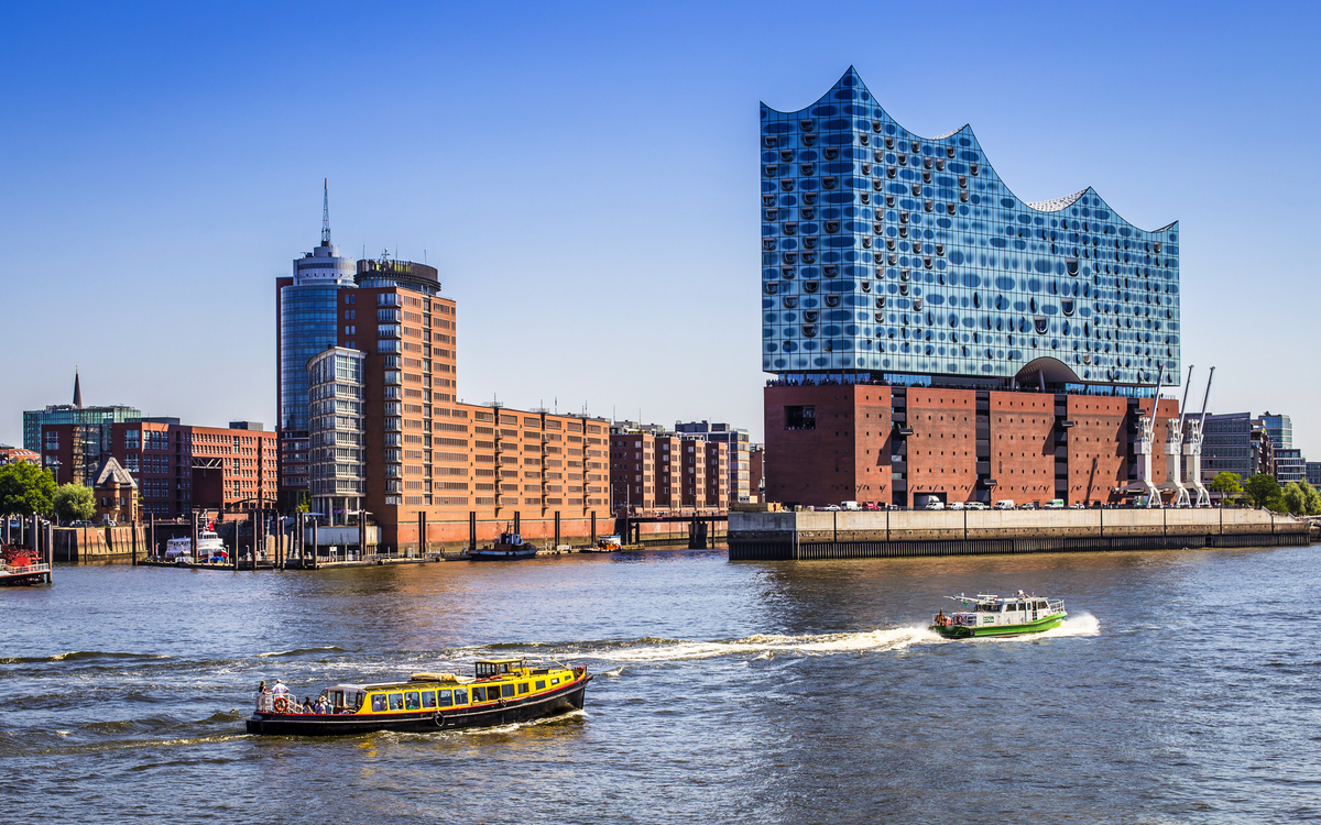 Elbphilharmonie am Hamburger Hafen, Deutschland