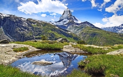 Panorama vorm Matterhorn