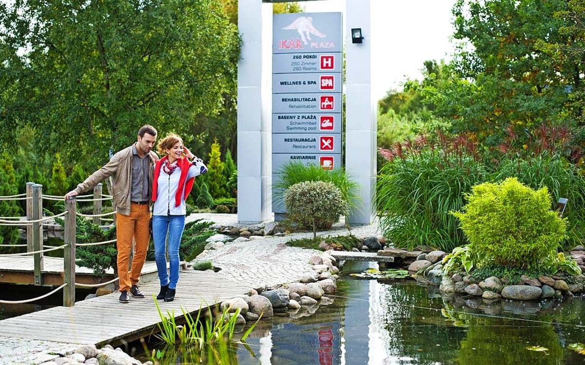 Kurhotel Ikar Plaza Gartenanlage
