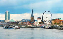 Rheinpromenade in Düsseldorf