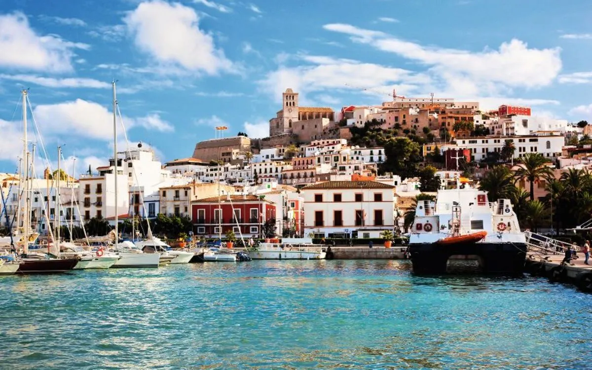 Panorama von Ibiza, Spanien