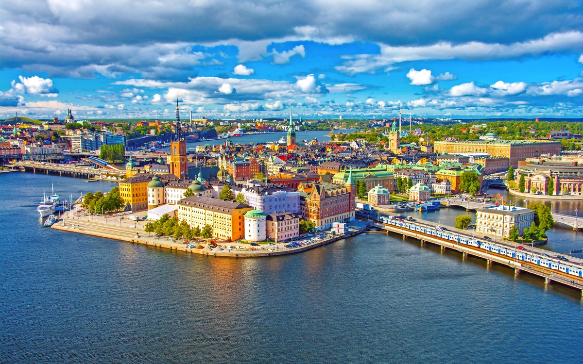 Stadtansicht Stockholm
