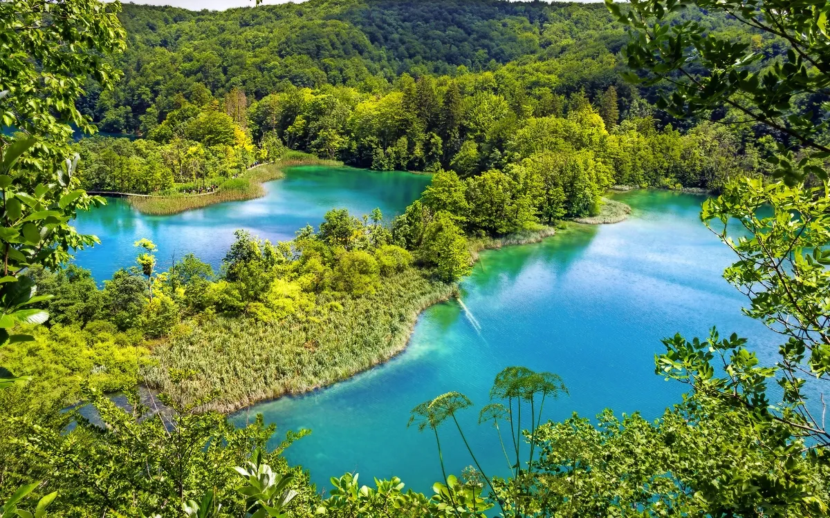 Nationalpark Plitvicer Seen in Dalmatien, Kroatien