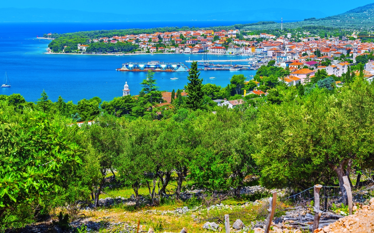 Mali Lošinj auf der kroatischen Insel Lošinj in der nördlichen Adria