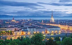 Turin im Abendlicht