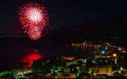 Feuerwerk am Gardasee