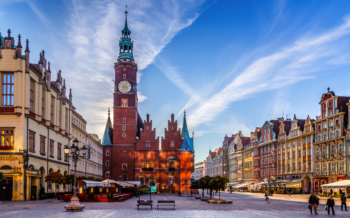 Marktplatz in Breslau