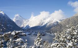 Alpine Winterlandschaft