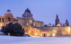 Hakenterrasse und Nationalmuseum in Stettin, Polen