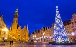 Breslauer Marktplatz in der Weihnachtszeit
